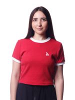 Camiseta-Cropped-Feminina-New-Era-MLB-Los-Angeles-Dodgers-Vermelho
