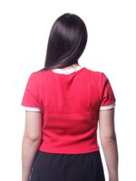 Camiseta-Cropped-Feminina-New-Era-MLB-Los-Angeles-Dodgers-Vermelho