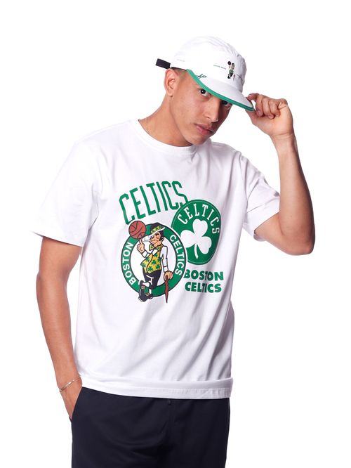 Camiseta Regular New Era NBA Boston Celtics World Of Logos