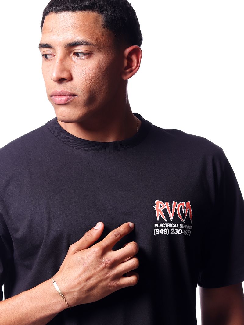 Camiseta-Rvca-Electrical-Services-Preto
