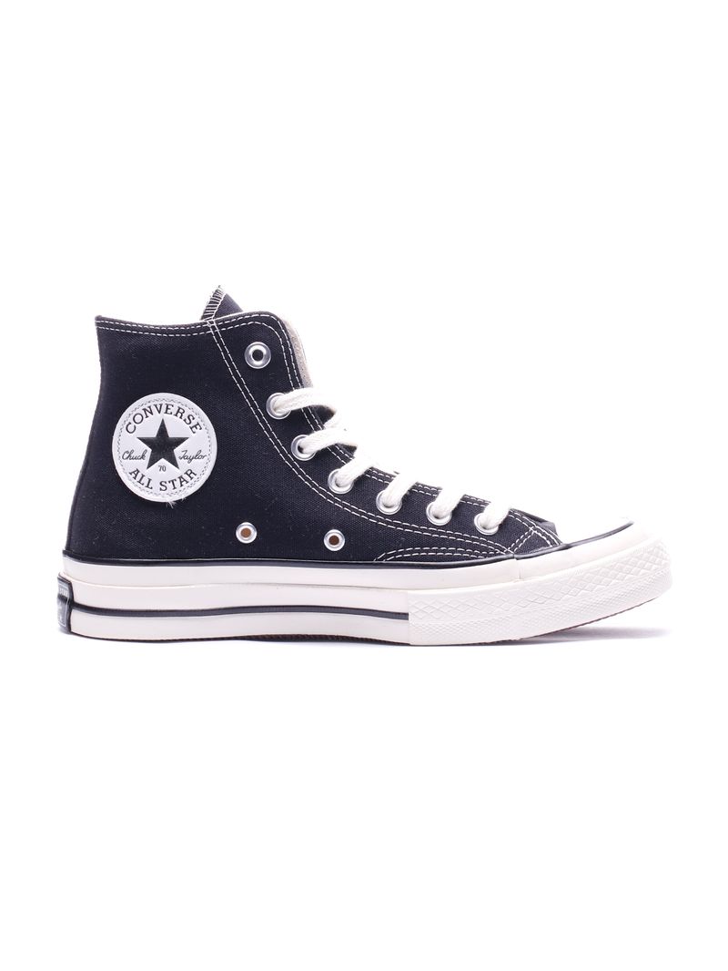 Tenis-Converse-Chuck-70-Vintage-Cano-Alto-Preto-branco-amendoa