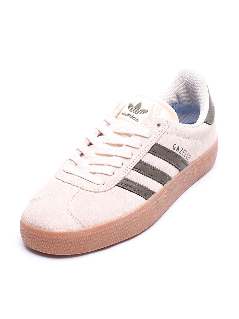 Tenis-Adidas-Gazelle-Adv-Ecru-tint---focus-olive