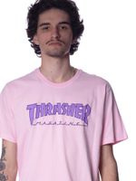 Camiseta-Thrasher-Outlined-Rosa