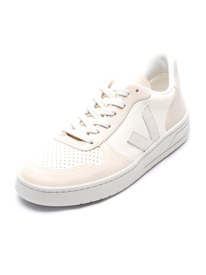 Tenis-Veja-V-10-Chromefree-Leather-Multico-cashew-pierre