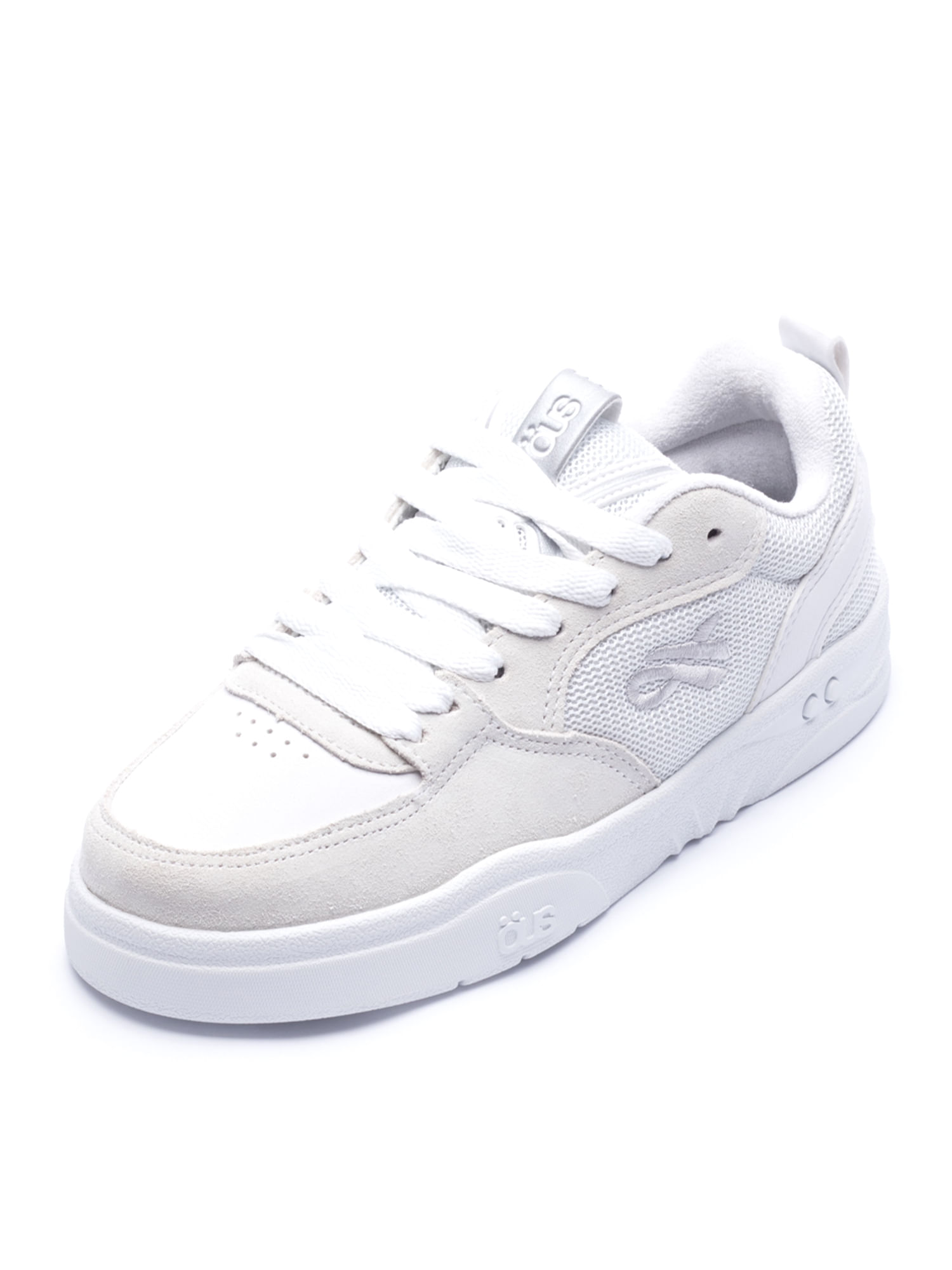 CD Vibe Sneaker In White Mix Dark Grey Gold Polyester Mesh Fabric And Cowhide 113418