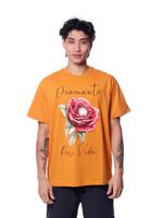 Camiseta-Diamond-Diamante-Por-Vida-Tee-Mustard