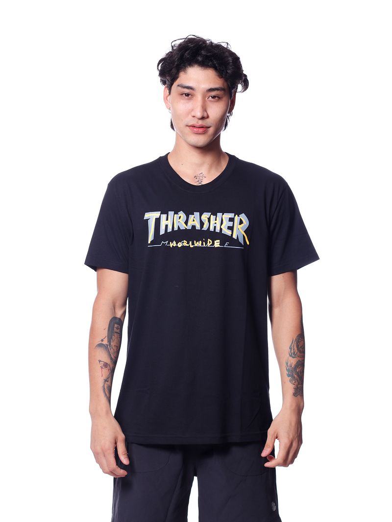 Camiseta-Thrasher-Trademark-Preto