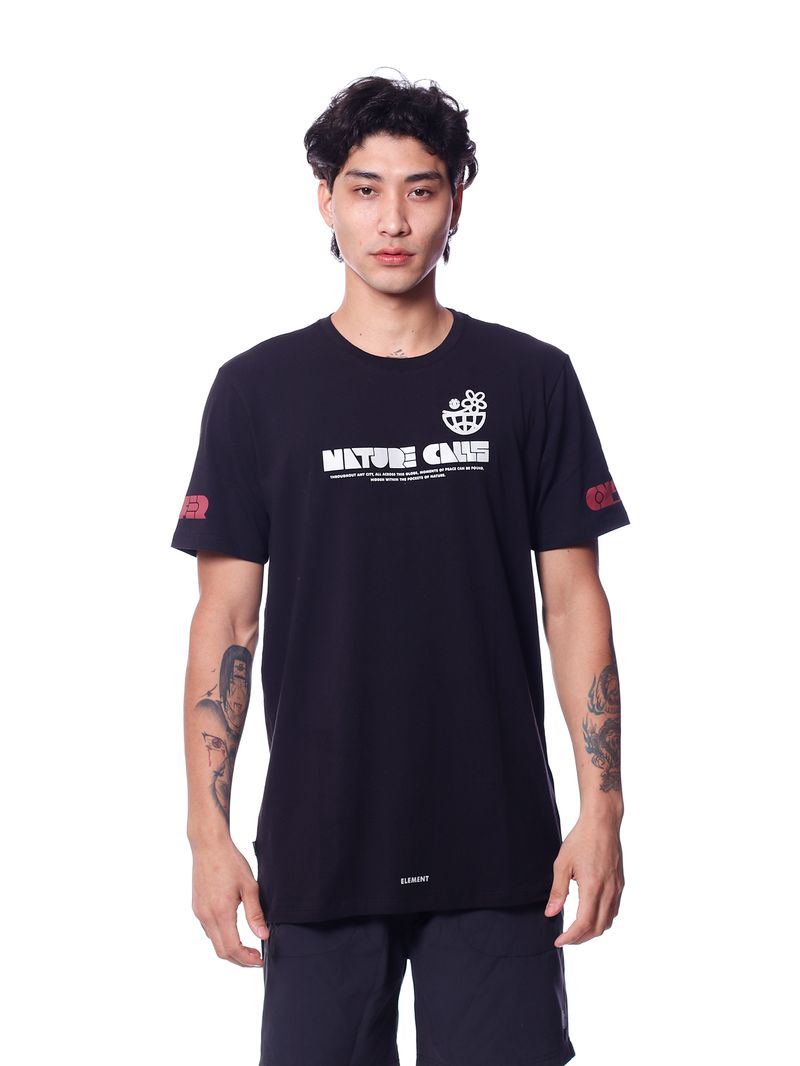 Camiseta-Element-Globe-Preto