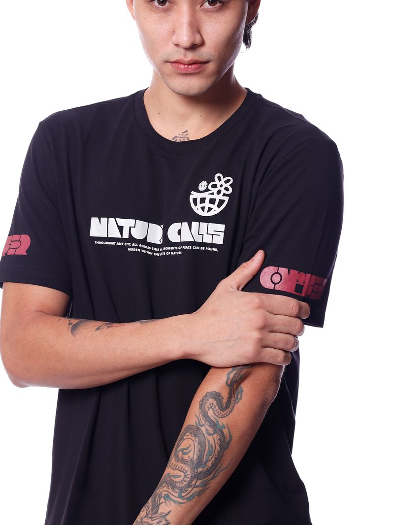 Camiseta-Element-Globe-Preto