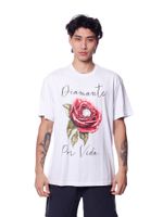 Camiseta-Diamond-Diamante-por-Vida-Tee-White