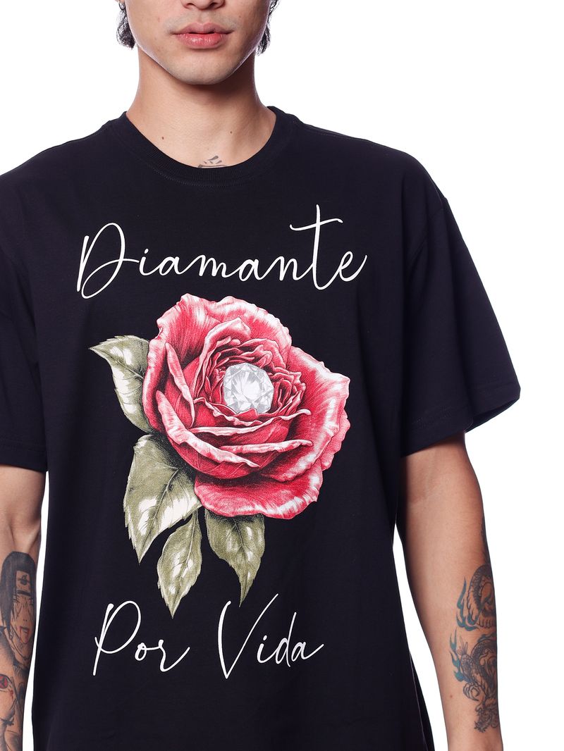 Camiseta-Diamond-Diamante-por-Vida-Tee-Black