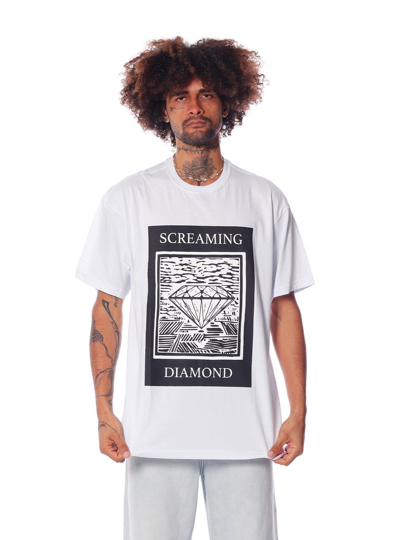 Camiseta-Diamond-Screaming-Tee-Branco