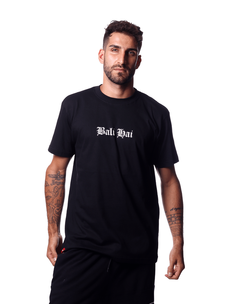 Camiseta-Bali-Hai-Pray-For-Our-Streets-Preto