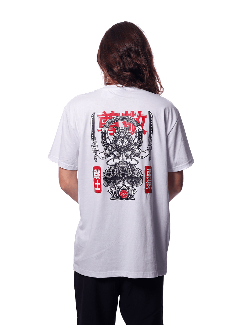 Camiseta-Bali-Hai-Guerreiro-Samurai-Branco