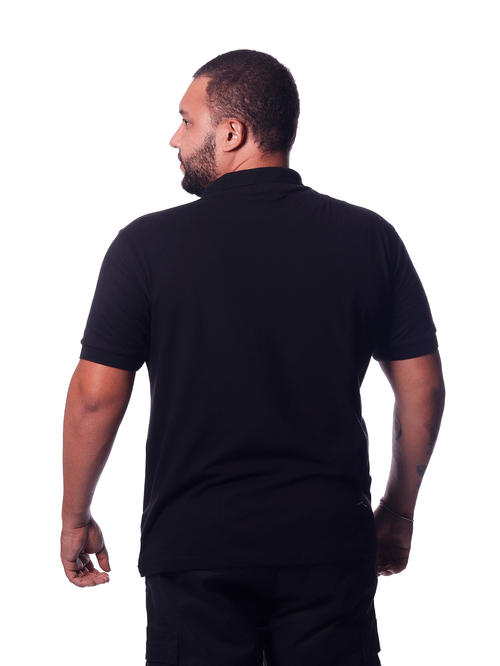 Camisa Polo Plus Size Bali Hai Lettermark
