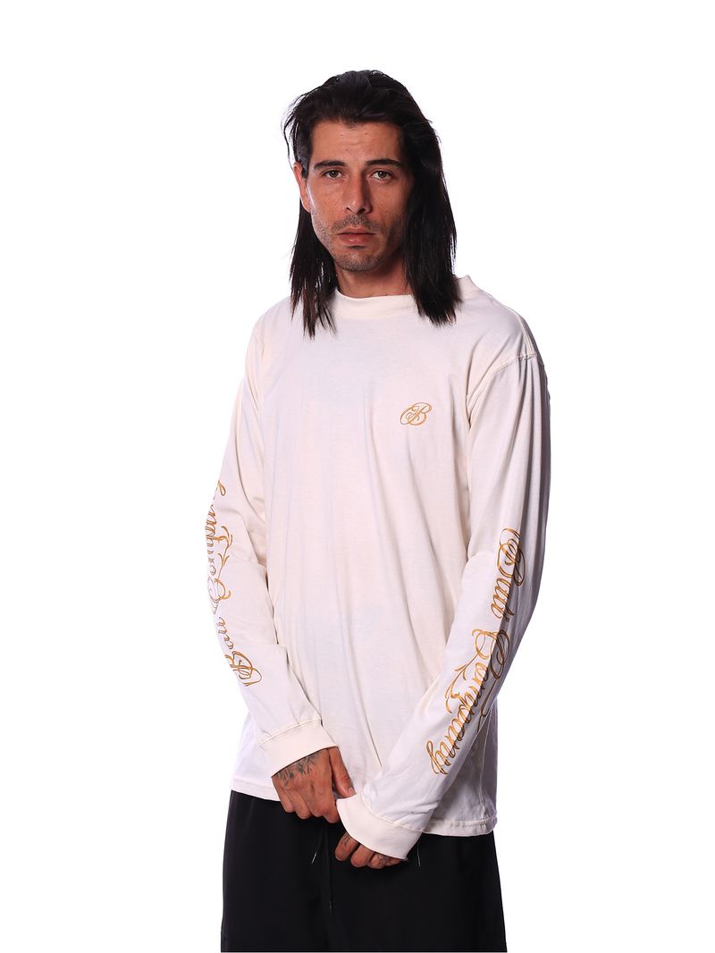 Camiseta-Manga-Longa-Bali-Hai-Gold-Off-white