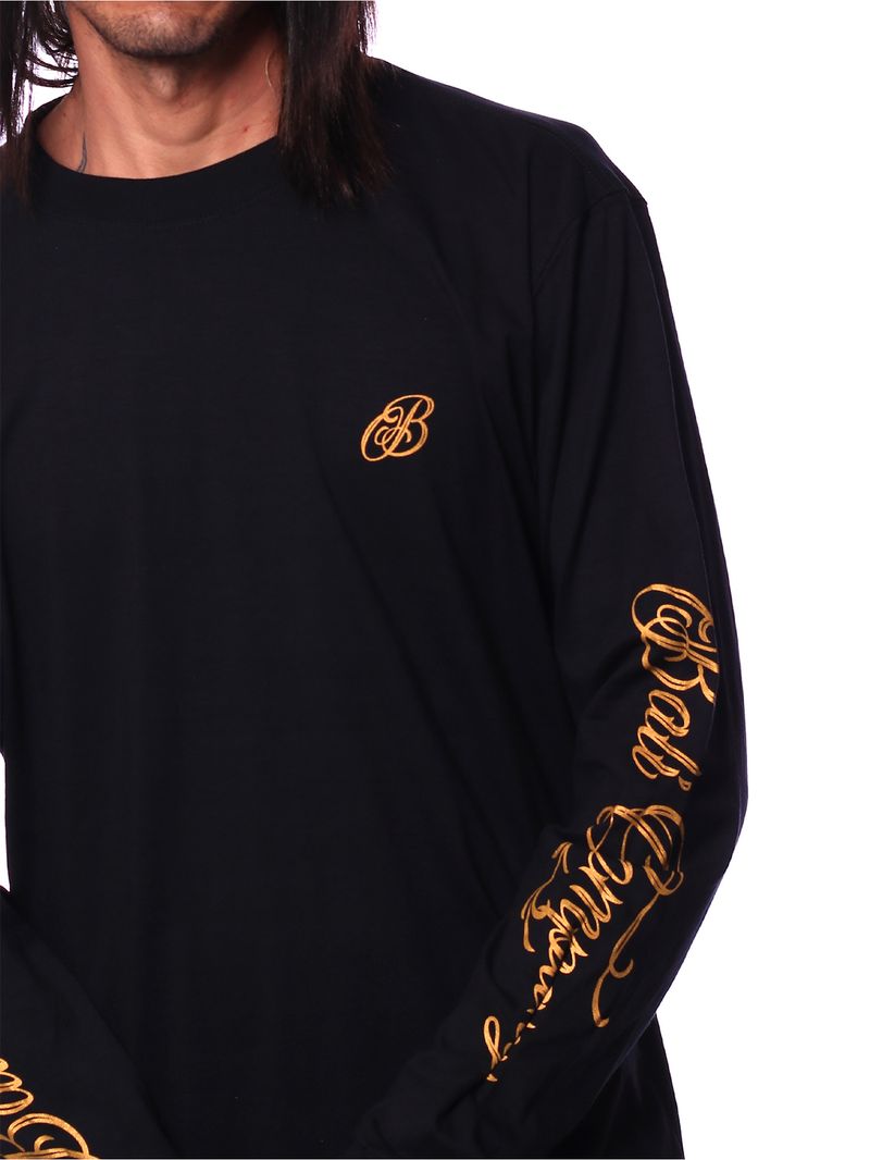 Camiseta-Manga-Longa-Bali-Hai-Gold-Preto