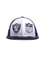 Bone-New-Era-59FIFTY-Fitted-Low-Profile-Las-Vegas-Raiders-Sideline-2023-Preto