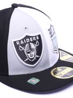 Bone-New-Era-59FIFTY-Fitted-Low-Profile-Las-Vegas-Raiders-Sideline-2023-Preto