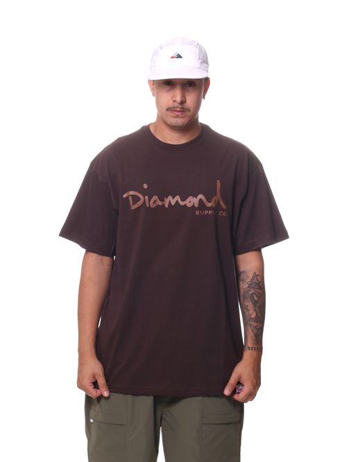 Camiseta T-Shirt Diamond Og Script