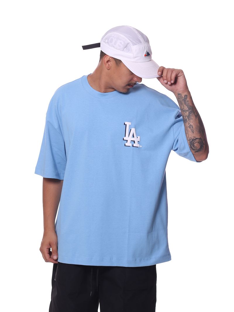 Camiseta-New-Era-All-Core-Street-MLB-Azul-claro