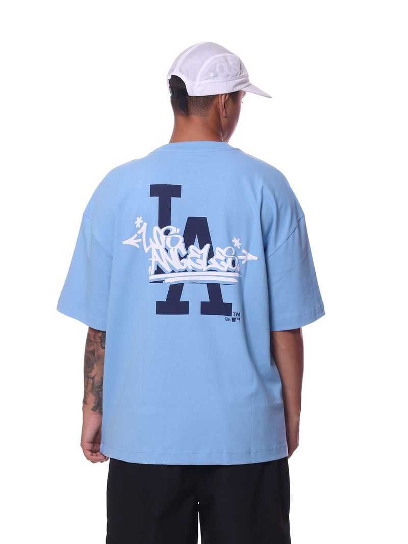 Camiseta-New-Era-All-Core-Street-MLB-Azul-claro