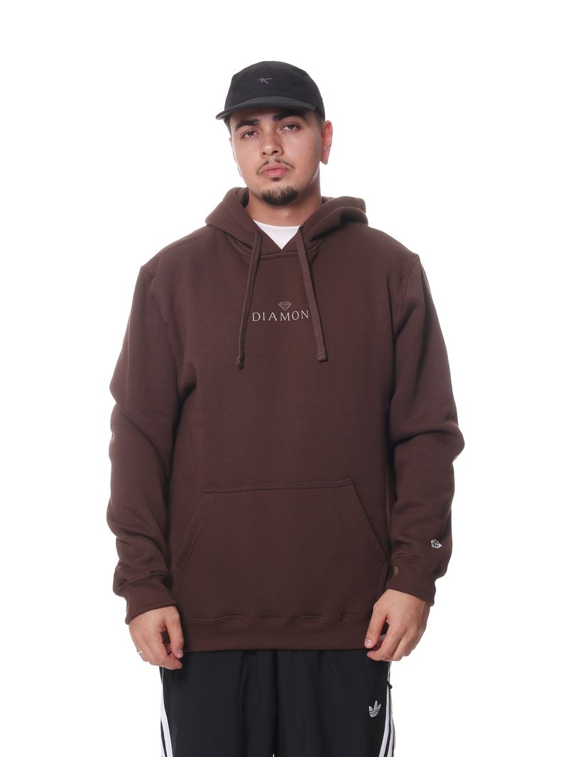 Moletom-Diamond-Logo-Brown