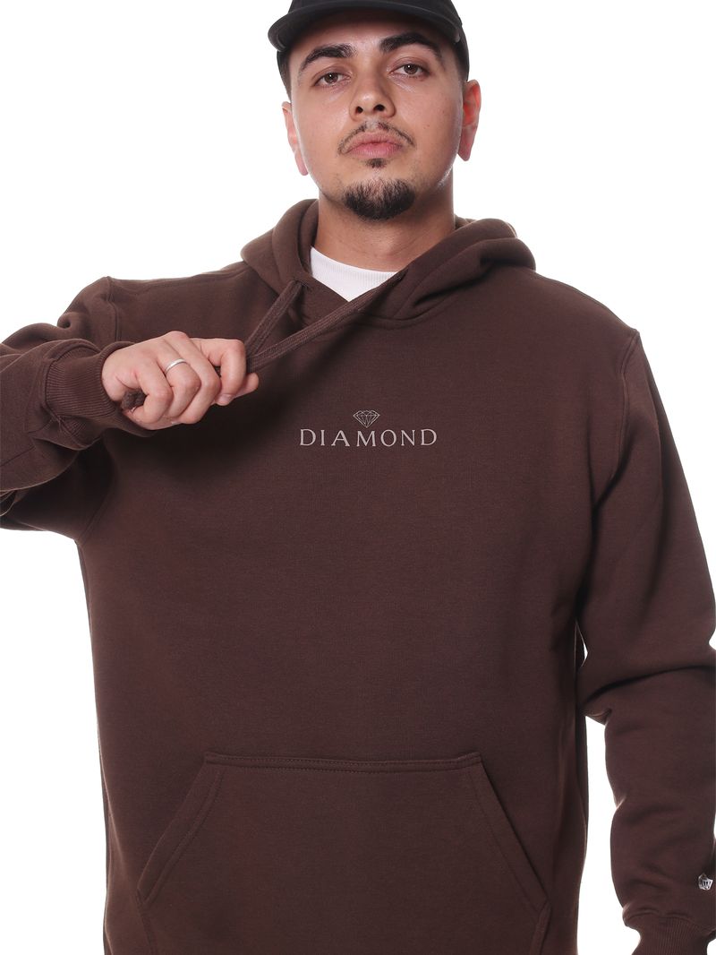 Moletom-Diamond-Logo-Brown