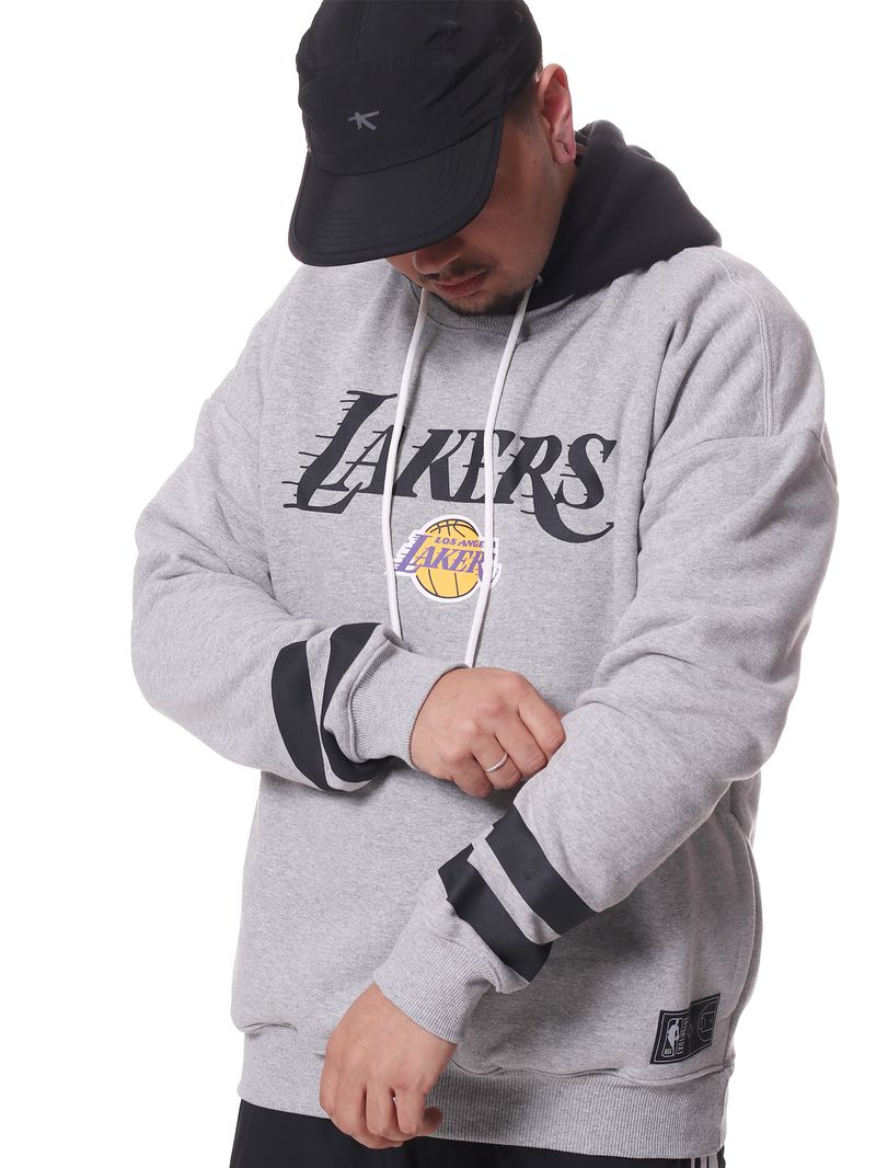 Moletom-NBA-Statement-Lakers-Cinza-mescla