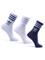 Meias-Adidas-Cano-Medio-3-Pares-Wonder-blue-night-indigo