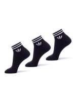 Meias-Adidas-Island-Club-Trefoil-Ankle-3-Pares-Black