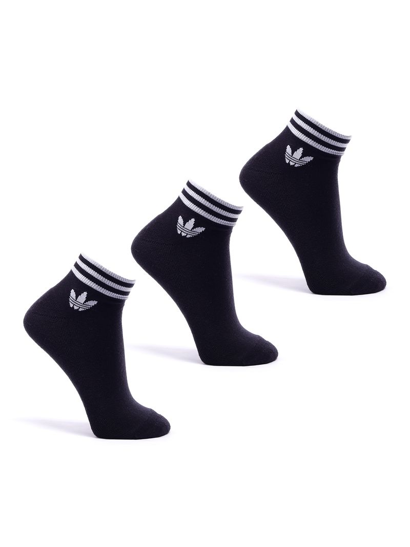 Meias-Adidas-Island-Club-Trefoil-Ankle-3-Pares-Black
