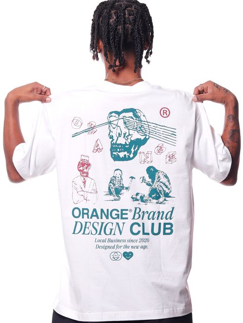 Camiseta Orange Premium Skull