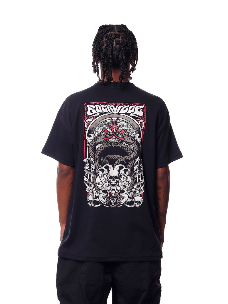 Camiseta-Bali-Hai-Serpentes-Caveira-Preto