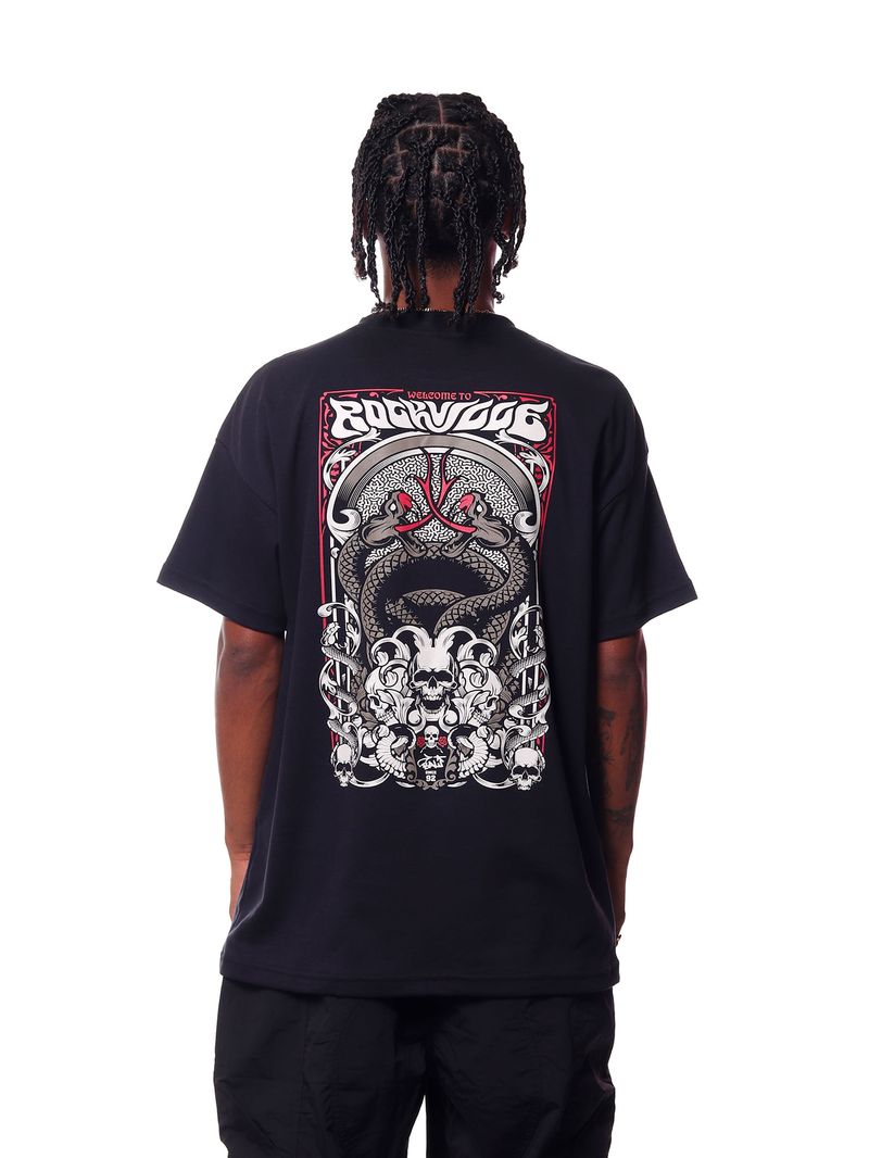 Camiseta-Bali-Hai-Serpentes-Caveira-Preto
