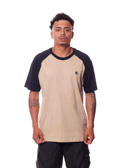 Camiseta New Era Raglan MLB New York Yankees Hip Hop