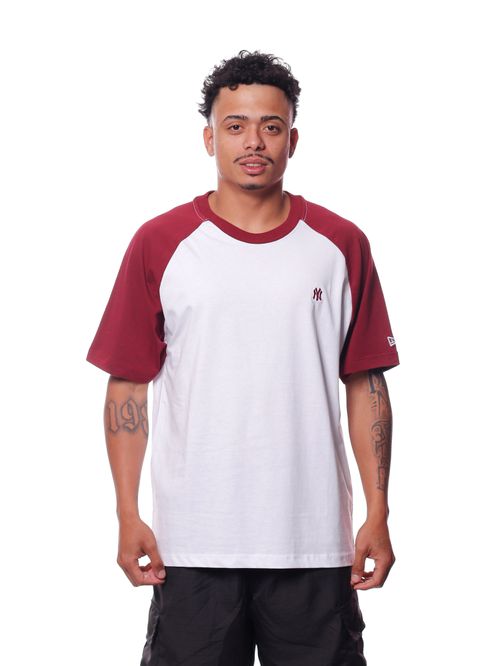 Camiseta New Era Raglan MLB New York Yankees Hip Hop
