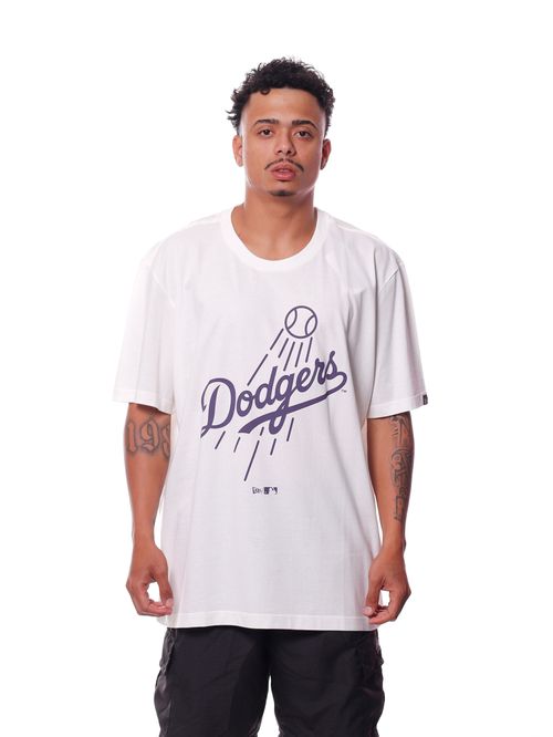 Camiseta Plus Size New Era Regular MLB Los Angeles Dodgers
