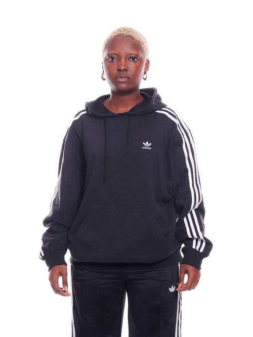 Moletom Adidas Capuz Folgado Adicolor Três Listras