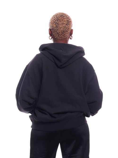 Moletom Adidas Capuz Folgado Adicolor Três Listras