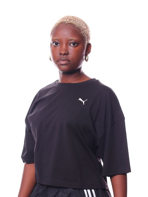 Camiseta Puma Wardrobe ESS Oversized Short