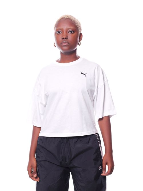 Camiseta Puma Wardrobe ESS Oversized Short