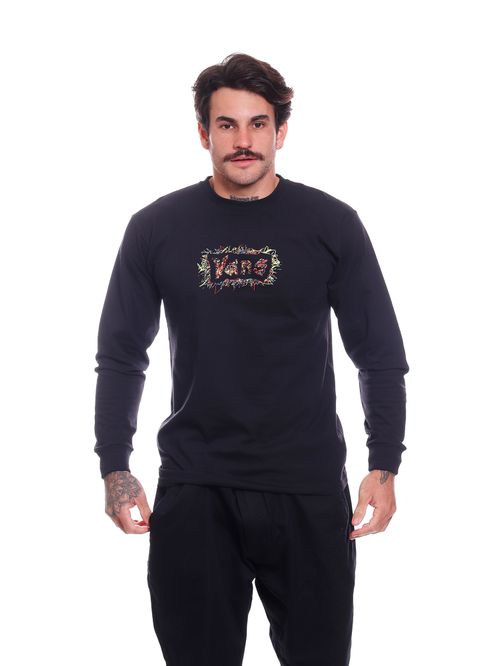 Camiseta Manga Longa Vans Pixel Brite
