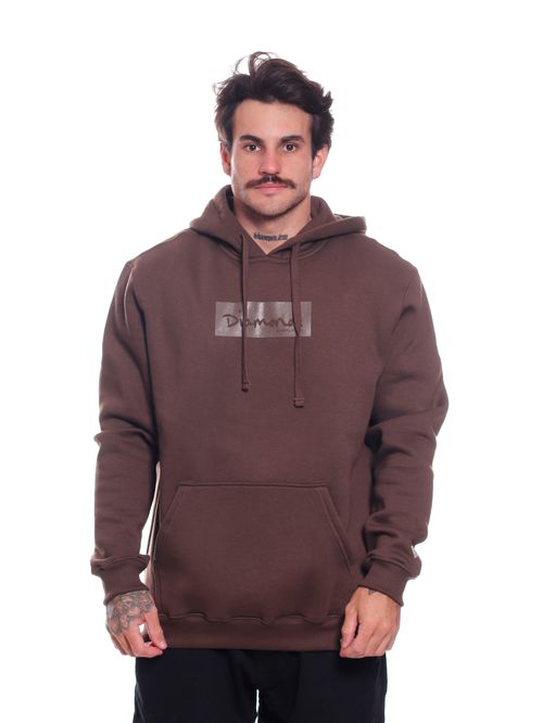 Moletom Diamond Tonal Box Logo Hoodie