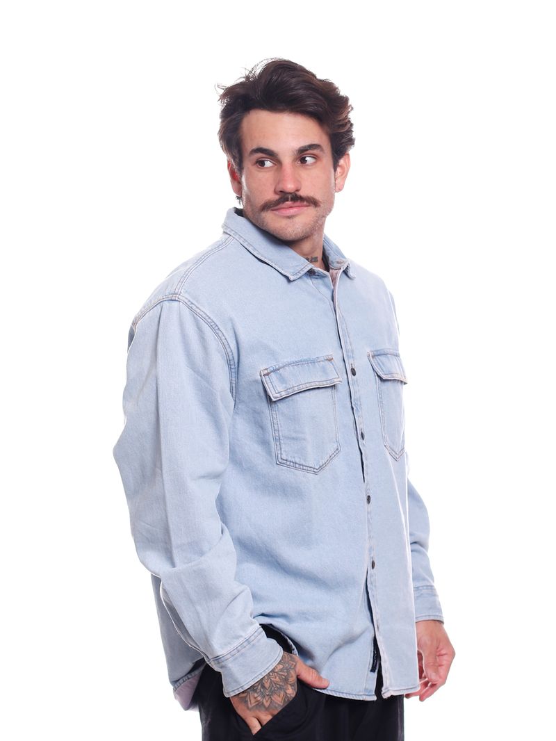 Camisa-Vans-LS-Faded-Denim-Azul