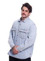 Camisa-Vans-LS-Faded-Denim-Azul