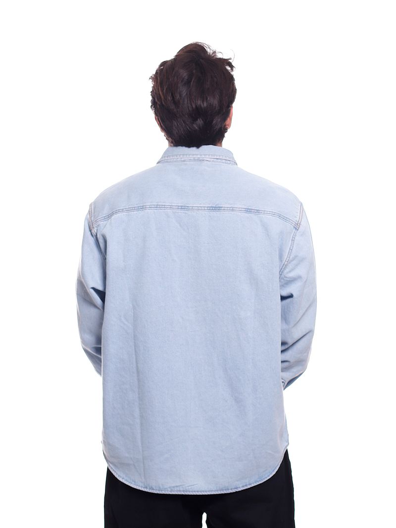 Camisa-Vans-LS-Faded-Denim-Azul