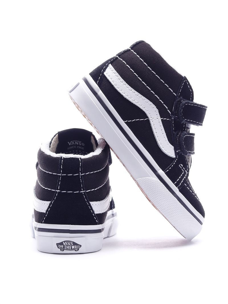 Tenis-Vans-Infantil-Sk8-Mid-Black-white