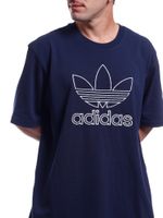 Camiseta-Adidas-Adicolor-Outline-Trefoil-Blue