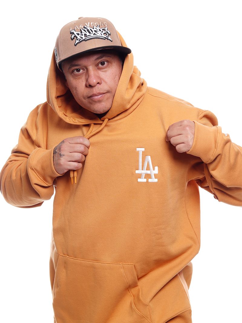Moletom-Plus-Size-New-Era-Fechado-MLB-Los-Angeles-Dodgers-Core-Kaki